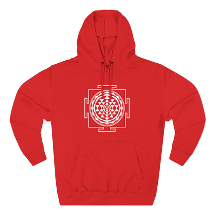 Sri Yantra Sacred Geometry Hoodie | Hindu Mandala Spiritual Pullover Hoodie