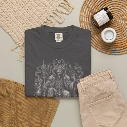 Asmodeus T-Shirt | Horned Demon on an Ornate Gothic Throne