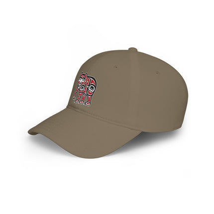 Haida Formline Bear DTF Print Baseball Cap | Pacific Northwest Art Hat