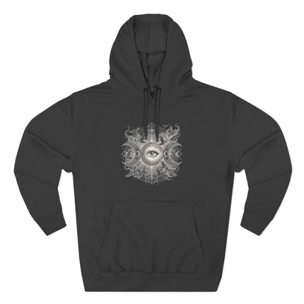 Triple Moon Eye Spiritual Awakening Graphic Hoodie