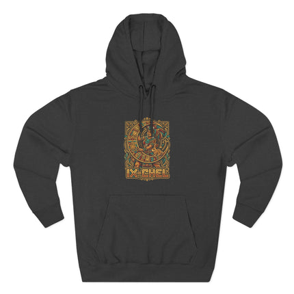 Ixchel Mayan Goddess Graphic Hoodie | Ancient Mesoamerican Art Style Pullover