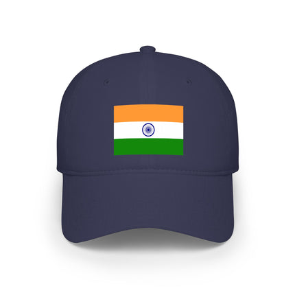 India flag baseball cap featuring the tricolor design and Ashoka Chakra print.