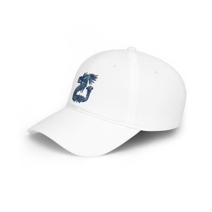Feathered Serpent DTF Print Baseball Cap | Aztec Inspired Quetzalcoatl Hat