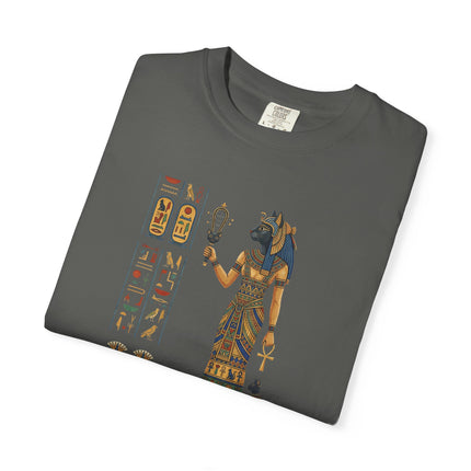 Egyptian Goddess Bastet Graphic Tee - Ancient History Art Shirt