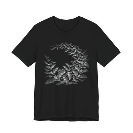 Gothic Bat Swarm T-Shirt | Flying Bats Graphic Tee