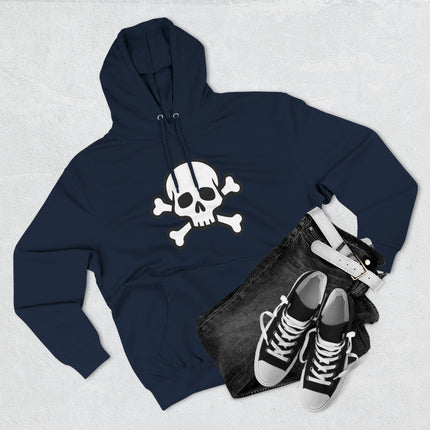 Skull & Crossbones Hoodie | Pirate Jolly Roger Graphic Unisex Pullover V1