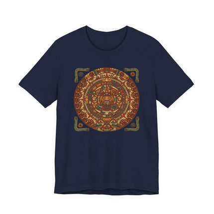 Mayan Calendar T-Shirt | Ancient Mesoamerican Art Graphic Tee