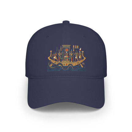 Solar Barque DTF Print Baseball Cap | Egyptian Ra Sun God Hat