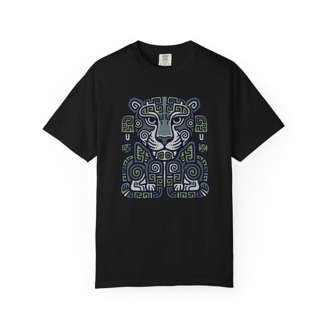 Mayan Jaguar T-Shirt | Ancient Mesoamerican Tribal Art Graphic Tee