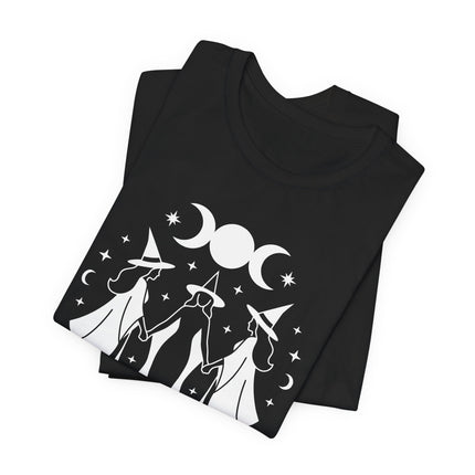 Triple Goddess Moon Phases Graphic Tee | Witches Moon Apparel
