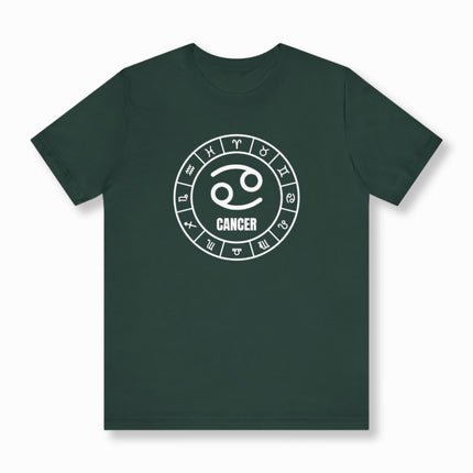Cancer Astrology Sign T-Shirt | Zodiac Symbol Unisex Tee | V1