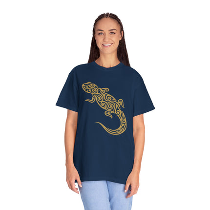 Tribal Lizard Swirl Pattern Graphic Unisex Unisex T-Shirt | Comfort Colors