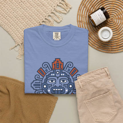 Mayan Sun T-Shirt | Terracotta Mesoamerican Inspired Graphic Tee