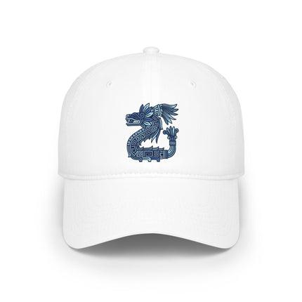 Feathered Serpent DTF Print Baseball Cap | Aztec Inspired Quetzalcoatl Hat