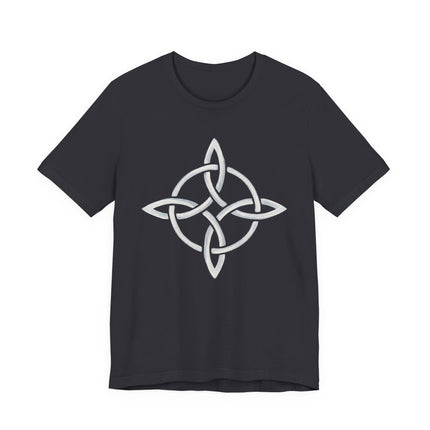 Witch's Knot Celtic Protection Magic Symbol T-Shirt | Painted Runic Pagan Tee