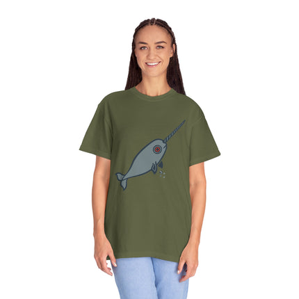 Inuit Inspired Narwhal T-Shirt | Arctic Ocean Animal Graphic Tee