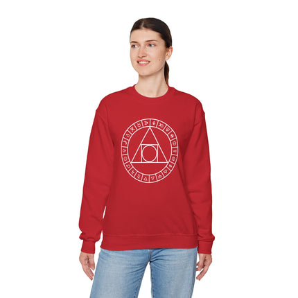 Philosopher's Stone Alchemy Symbols Sweatshirt | Unisex Sacred Geometry Pullover V1