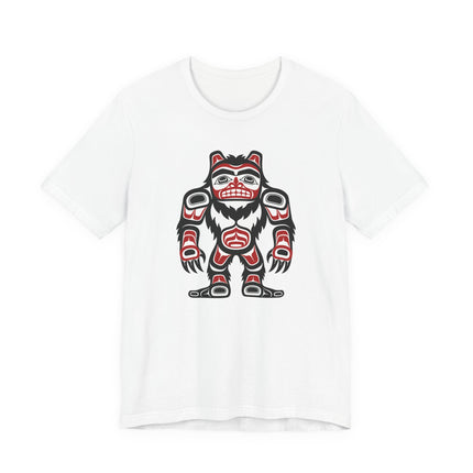 Bigfoot Sasquatch T-Shirt | Northwest Coast Indigenous Art Tee