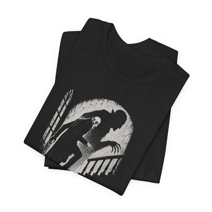 Nosferatu T-Shirt | Gothic Vampire Shadow and Staircase Graphic Tee