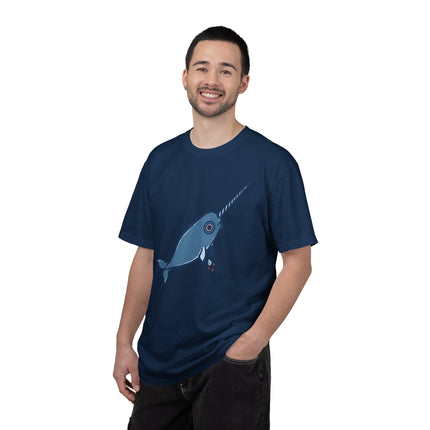 Inuit Inspired Narwhal T-Shirt | Arctic Ocean Animal Graphic Tee