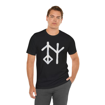 Wisdom Bind Rune T-Shirt | Norse Pagan Symbol Runic Graphic Tee