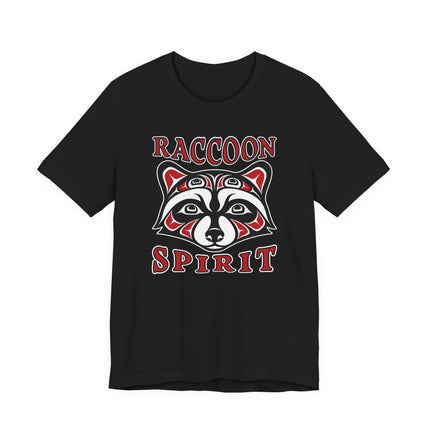 Raccoon Spirit Tribal T-Shirt | Native American Style Animal Tee | Spirit
