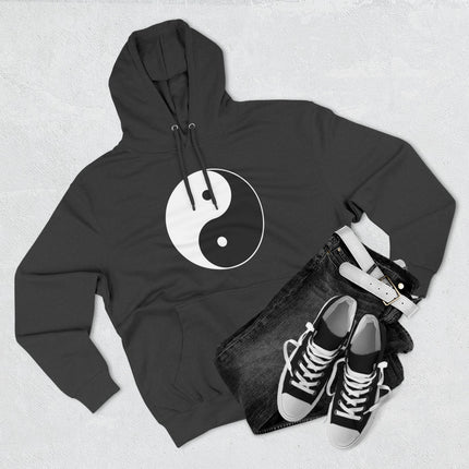 Yin Yang Zen Symbol Pullover Hoodie | Cosmic Balance Sweatshirt V1