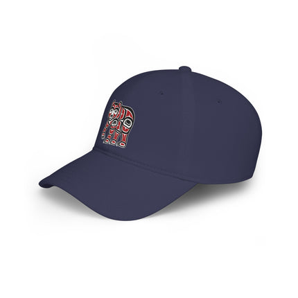 Haida Formline Bear DTF Print Baseball Cap | Pacific Northwest Art Hat