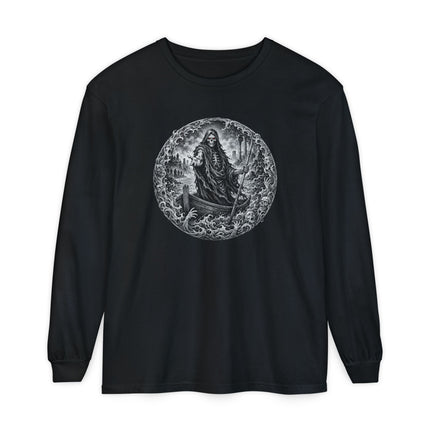 Charon Ferryman Long Sleeve T-Shirt | Greek Underworld Graphic Tee