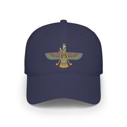 Faravahar DTF Print Baseball Cap | Ancient Iranian Art Zoroastrian Hat