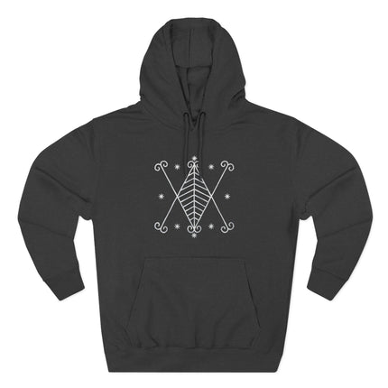 Ayizan Veve Hoodie - Voodoo Celestial Design Black Pullover