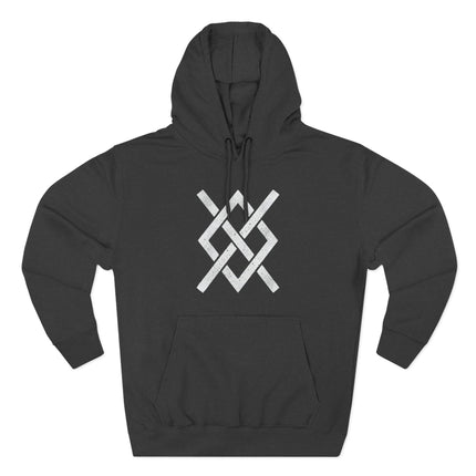 Gungnir Odin's Spear Hoodie | Norse Mythology Viking Symbol Distressed Pullover Hoodie