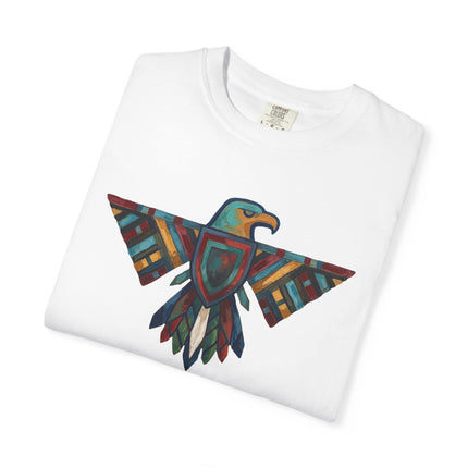 Native American Thunderbird Tee  - Geometric Eagle Graphic Tee