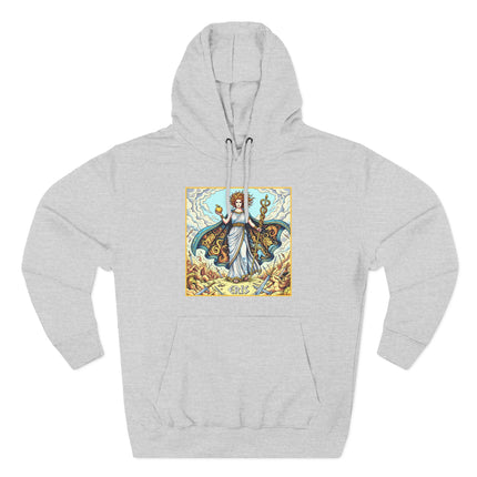 Eris Goddess of Discord hoodie featuring the golden apple of Greek mythology. Unisex pullover.