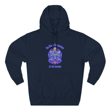 Om Namah Narayanaya Vishnu Hindu Mantra psychedelic print pullover hoodie fleece.