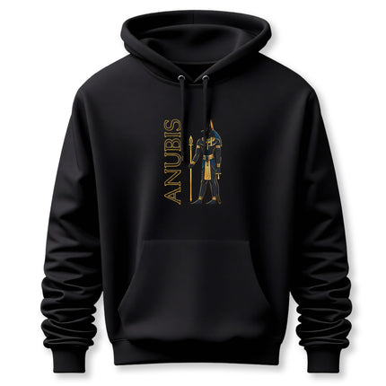 Anubis Egyptian God Hoodie | Ancient Egypt Text & Graphic Unisex Pullover V4