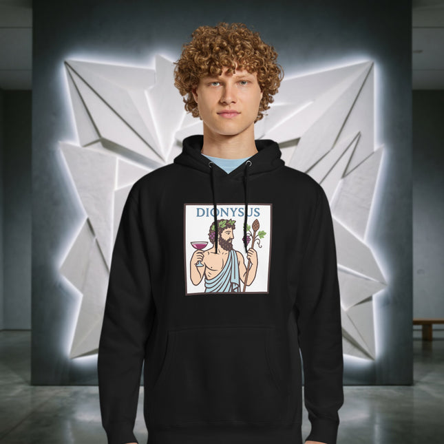 Dionysus God of Wine & Grapes Hoodie | Greek Mythology Unisex Pullover V1