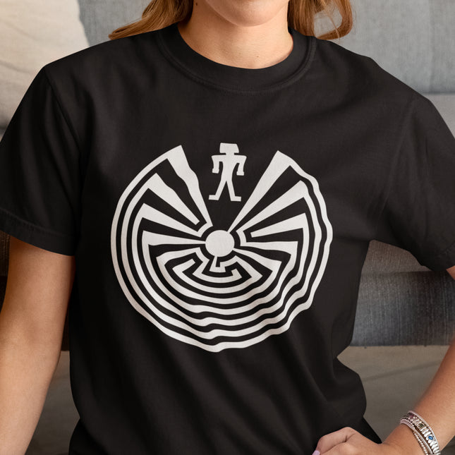 Man In The Maze T-Shirt | I'itoi Native American Symbol Tee | Comfort Colors Tshirt