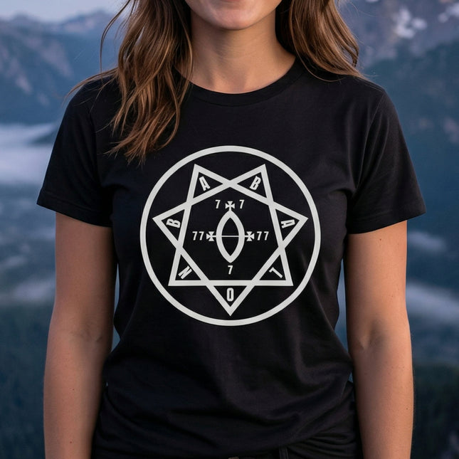 Star of Babalon Thelema Magick Occult Symbol T-Shirt | Comfort Colors Tshirt
