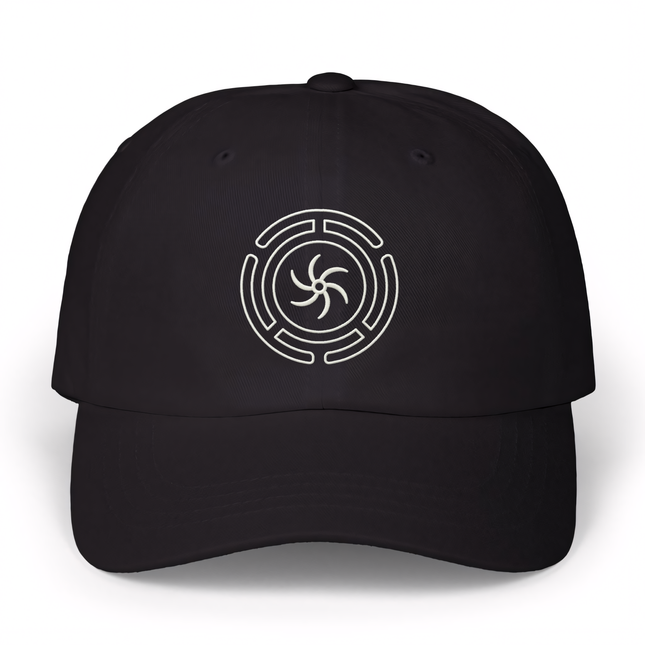 Hekate's Wheel Baseball Cap | Strophalos Occult Symbol Embroidered Hat