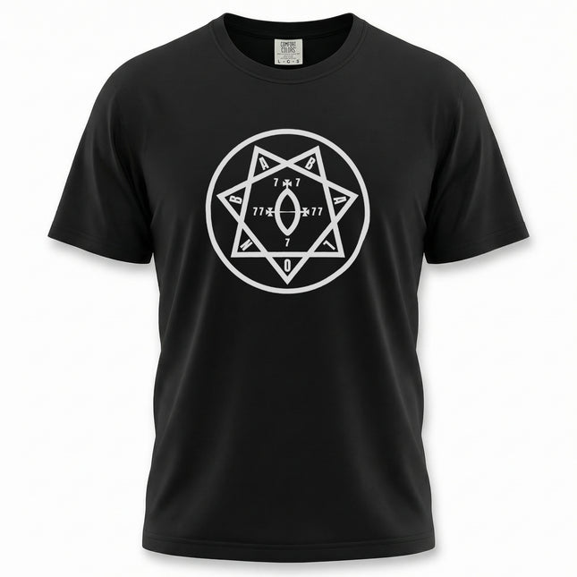 Star of Babalon Thelema Magick Occult Symbol T-Shirt | Comfort Colors Tshirt