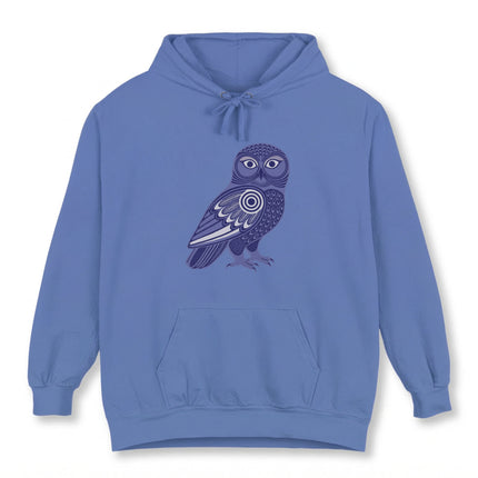 Inuit Inspired Owl 2 Graphic Hoodie | Unisex Pullover | Comfort Colors Hoodie
