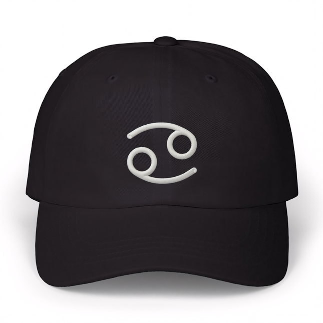 Cancer Zodiac Sign Baseball Cap | Embroidered Astrological Symbol Hat