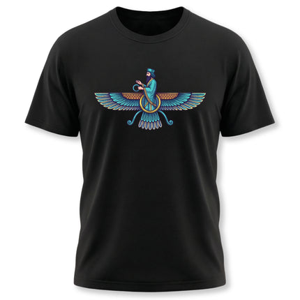 Persian Faravahar T-Shirt - Zoroastrian Symbol Graphic Tee