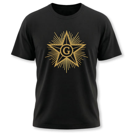 Freemason Blazing Star T-Shirt - Masonic Enlightenment Tee