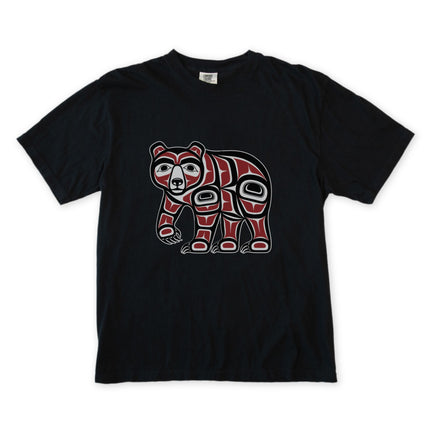 Haida Bear Indigenous Art T-Shirt | Pacific Northwest Coast Graphic Tee Tshirt