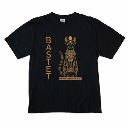 Bastet Egyptian Cat Goddess T-Shirt | Ancient Art Graphic Comfort Colors Tee