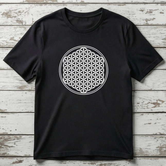 Flower of Life Sacred Geometry T-Shirt | Unisex Graphic Tee V5