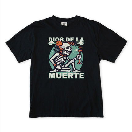 Yum Kimil Mayan Death God T-Shirt | Skeleton Mythology Graphic Tee Shirt