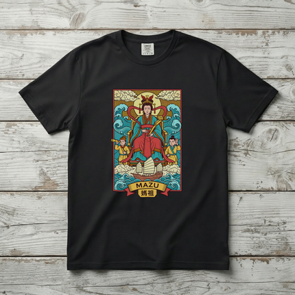 Mazu 媽祖 Sea Goddess Chinese Mythology T-Shirt Graphic Tee | Unisex Tee V1